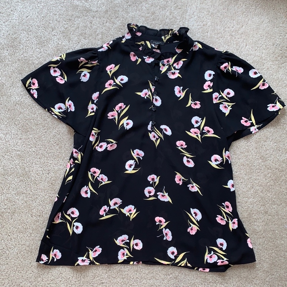 Ann Taylor Floral Blouse